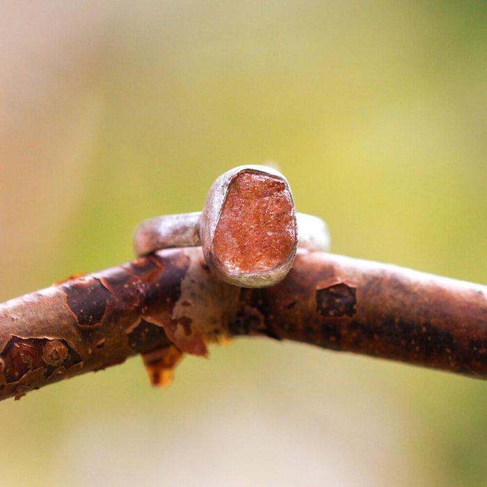 MOROKA Raw Topaz Stackable Ring