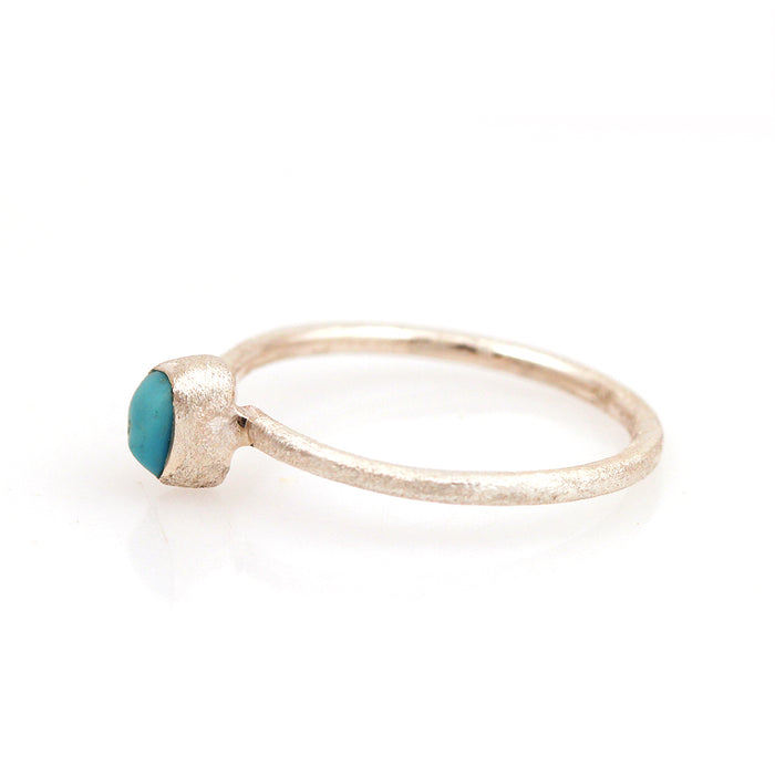 MOROKA Sterling Silver Turquoise Nugget Ring