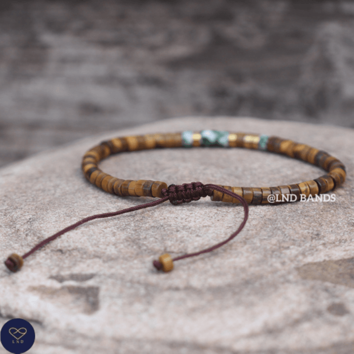 Morse Code Bracelet "LET ME" Meaningful, Secret Message Adjustable Uplifting Personal Mantra Affirmation Motivation - LND Bands
