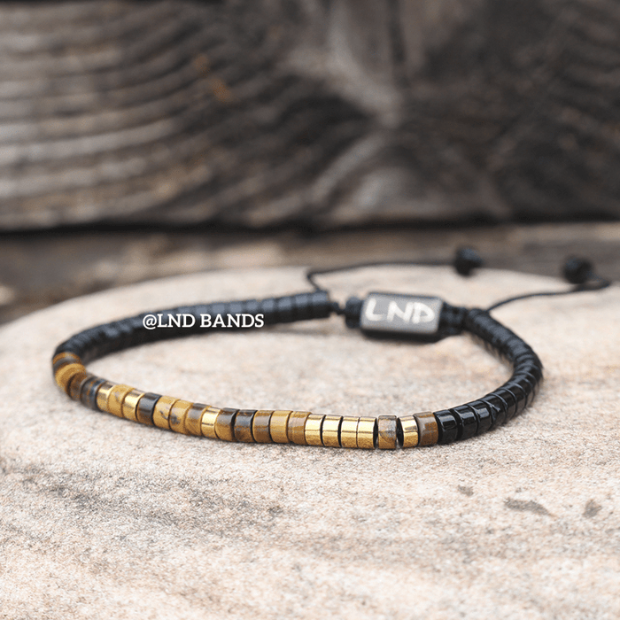 Morse Code Bracelet SURVIVOR : Meaningful, Secret Message Adjustable Uplifting Personal Mantra Affirmation Motivation - LND Bands