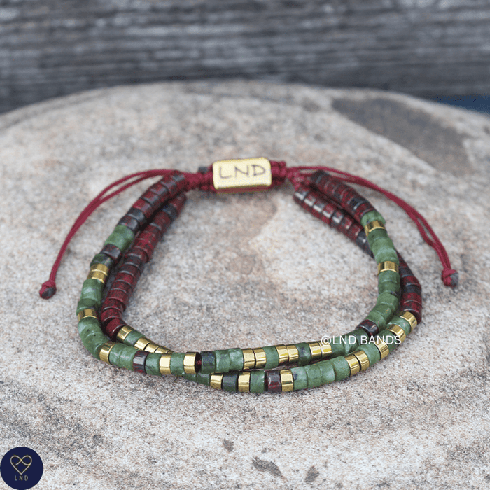 Morse Code "I WILL ALWAYS have your back" Bead Bracelet - Motivation, Support, Encouragement, Affirmation, Meaningful - LND Bands
