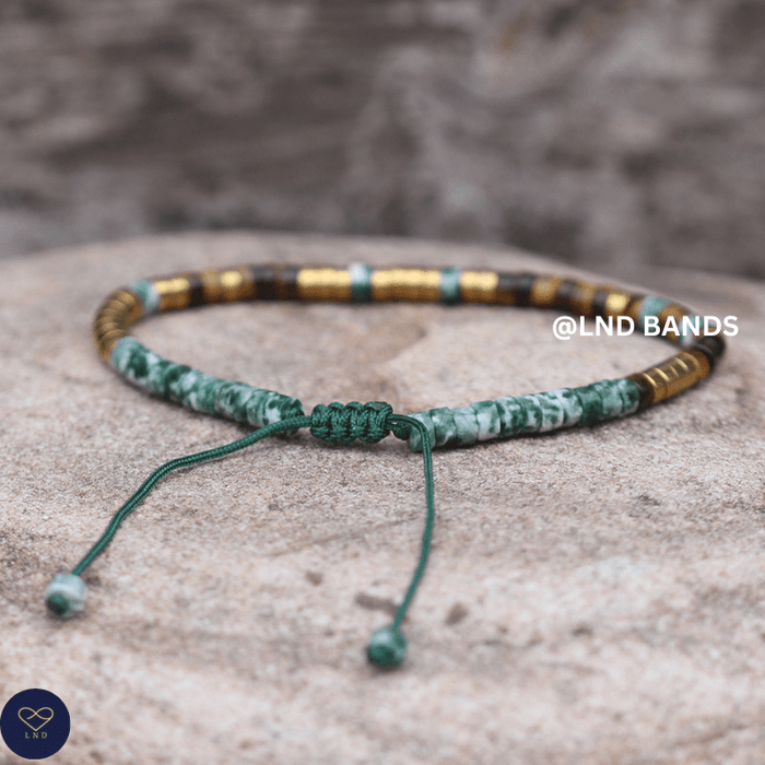 Morse code "Too Glam To Give A Damn", Adjustable funny secret message, Inspirational, birthday gift - LND Bands