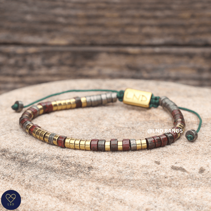 Morse Code "You Are Not Your Mistakes" Bracelet - Inspiration, Motivation, Encouragement, Affirmation, Meaningful, uplifting - LND Bands