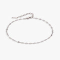Multi Faceted Chain Anklet