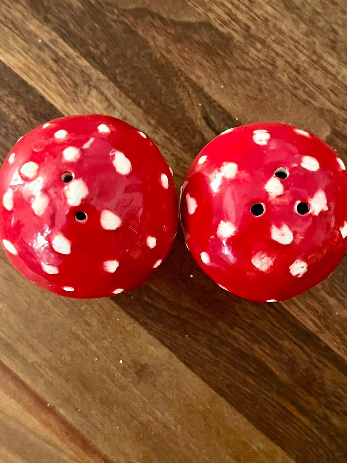 Mushroom Salt and Pepper Shakers