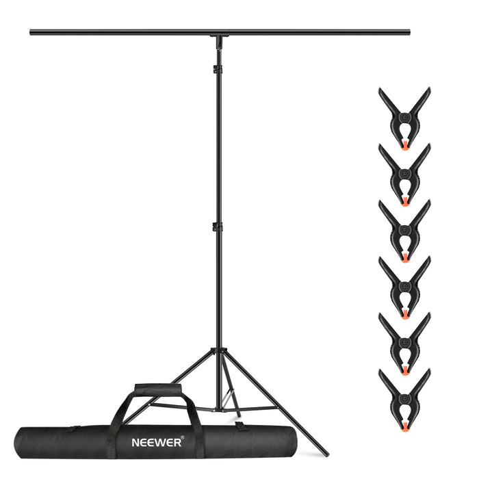 NEEWER 2.6m T-Shape Background Support Stand Kit