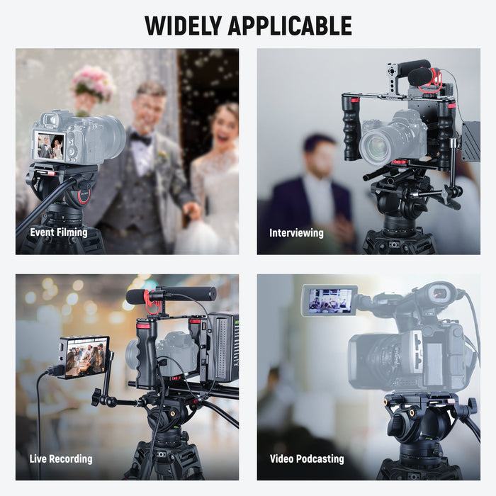 Wide Applications of the NEEWER LL27 Video Camera Tripod