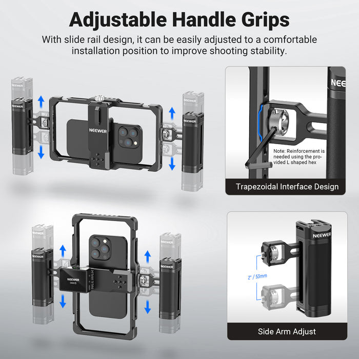 NEEWER PA009 Upgraded Phone Cage