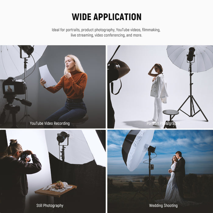 Wide Applications of the NEEWER NS1U Photography Umbrella with Diffuser