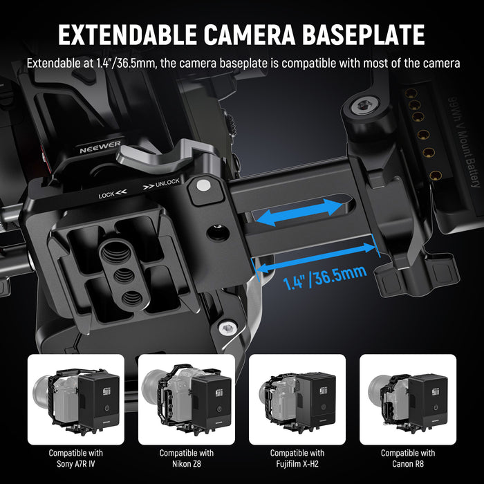 Extendable Camera Baseplate