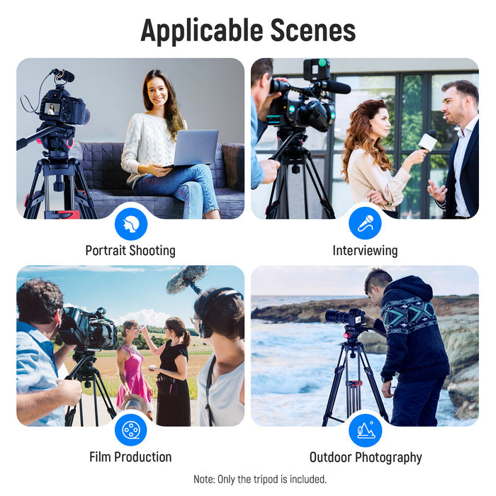 Scenarios for NEEWER DS801 Heavy Duty Tripod