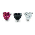 NeoMetal Heart Shaped Gem End