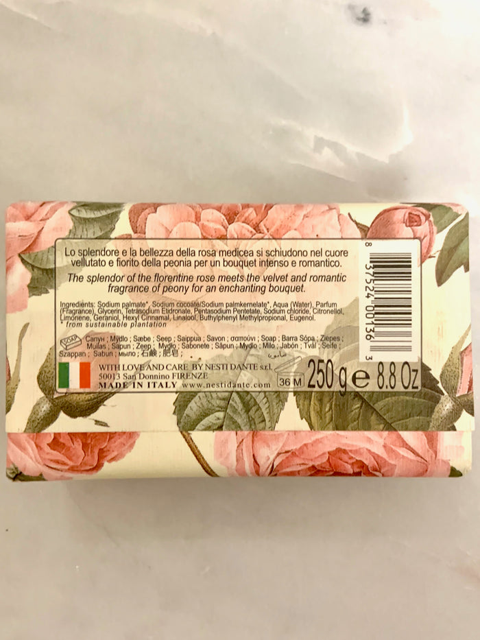 Nesti Dante Rose Soap
