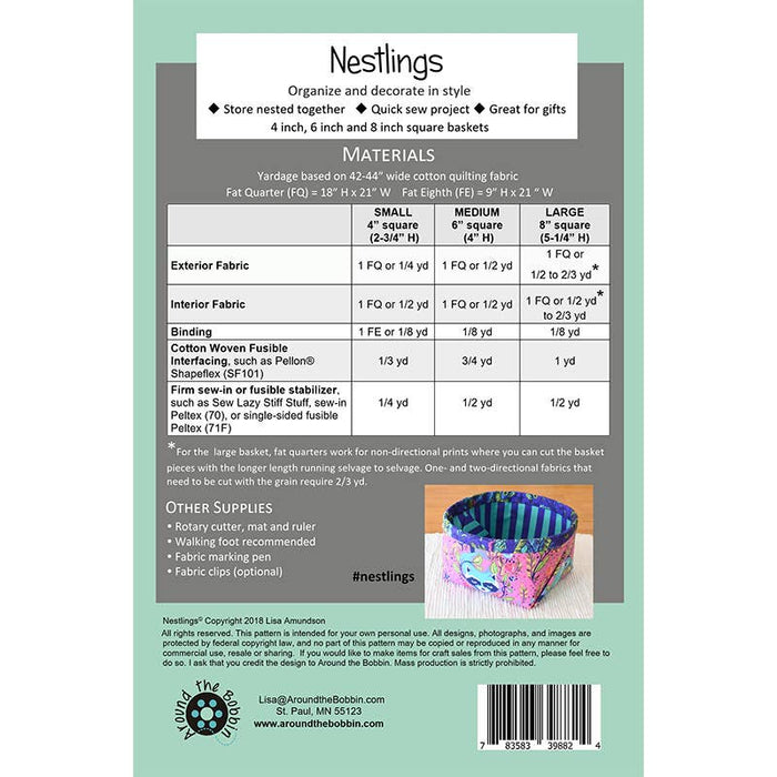Nestlings | Sewing Pattern