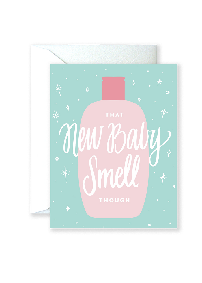 New Baby Smell Greeting Card