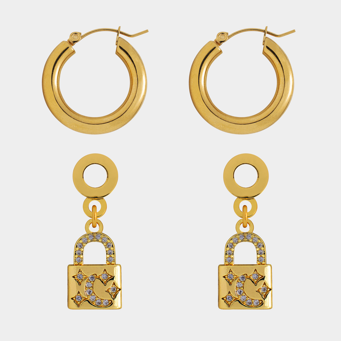 Nina Lock Earring Charm