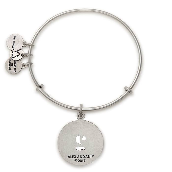 Number Charm Bangle Bracelet