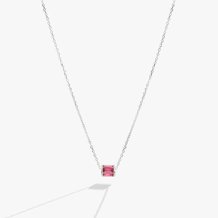 October Birthstone Precious Pendant Necklace