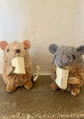 Pair of Hungry Mice