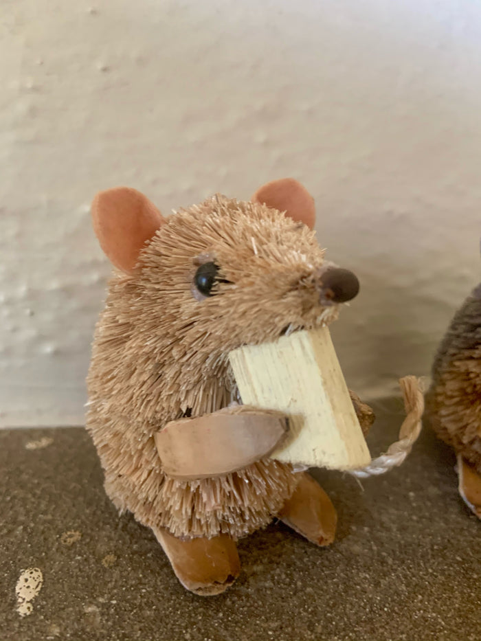 Pair of Hungry Mice