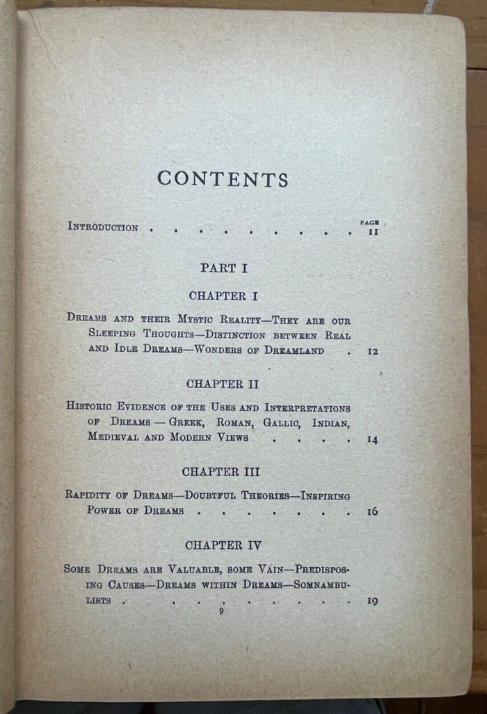 PEARSON'S DREAM BOOK - PRS Foli, 1st 1902 - DIVINATION MAGICK FATE PROPHECY
