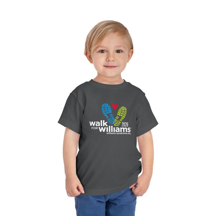 PERSONALIZED! 2026 Official Walk for Williams Toddler Tee