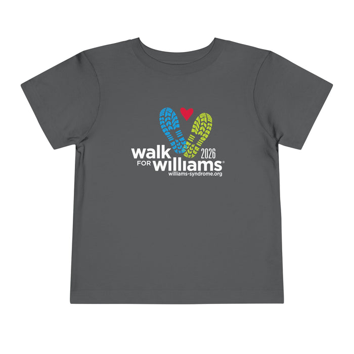 PERSONALIZED! 2026 Official Walk for Williams Toddler Tee