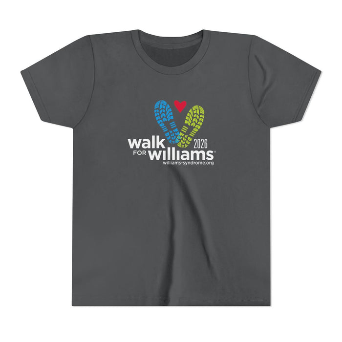 PERSONALIZED! 2026 Official Walk for Williams Youth Tee