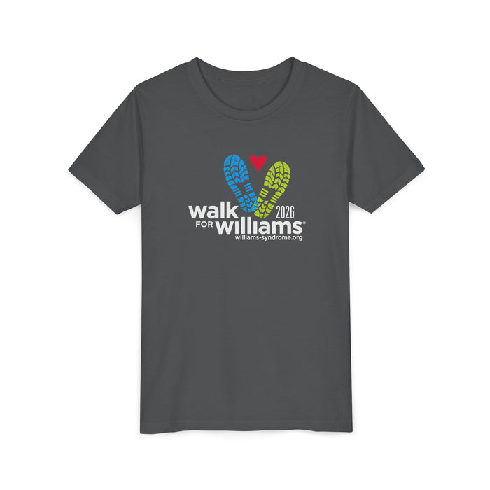 PERSONALIZED! 2026 Official Walk for Williams Youth Tee