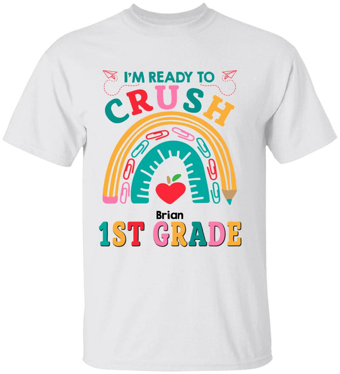G500B Youth 5.3 oz 100% Cotton T-Shirt / White / YXS