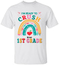 G500B Youth 5.3 oz 100% Cotton T-Shirt / White / YXS