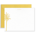 Personalized Palm Tree Social Stationery