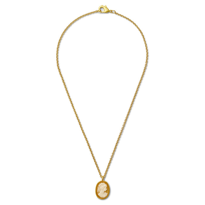 Petite Gilt Lady Pendant