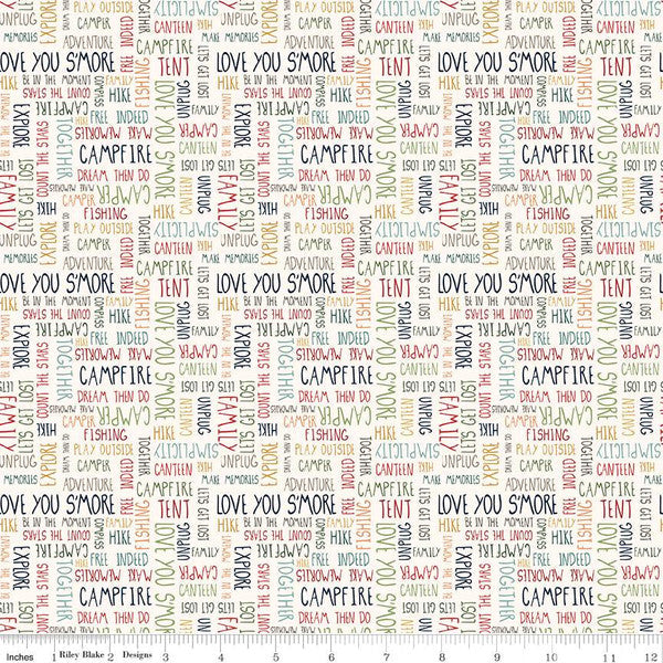 Pillowcase - Love You S'more Text Cream Cotton