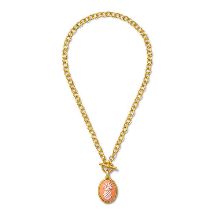 Pineapple Cameo Pendant