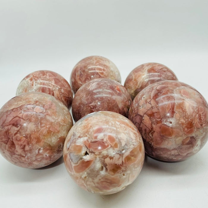 Pink Agate Spheres Ball Wholesale -Wholesale Crystals