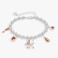 Posh Poodle Pearl Charm Bracelet