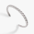 Puffy Rope Texture Cuff Bracelet