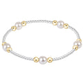 Purpose Pearl 6mm Mixed Metal Bracelet