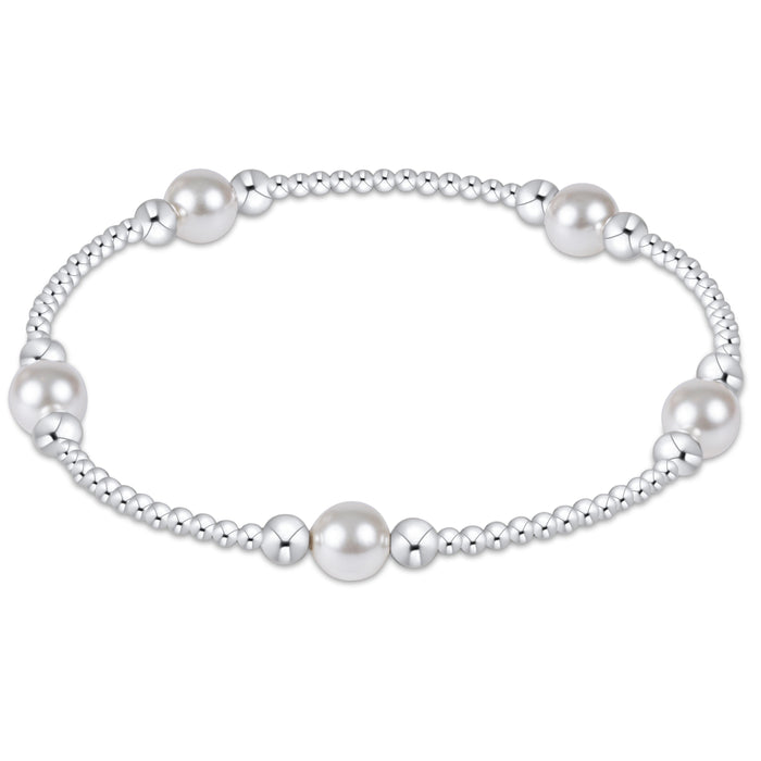 Purpose Pearl 6mm Sterling Bracelet