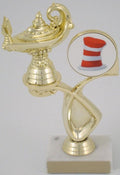 Hat Logo Offset Trophy - Schoppy's Since 1921