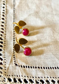 Ruby Cherry Studs