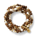 Sally Bracelet, Driftwood + Pearl Edition