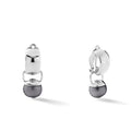 Sculpted Sterling Clip Earring with Pebble Pearl