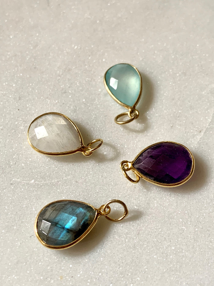 Semi-Precious Teardrop