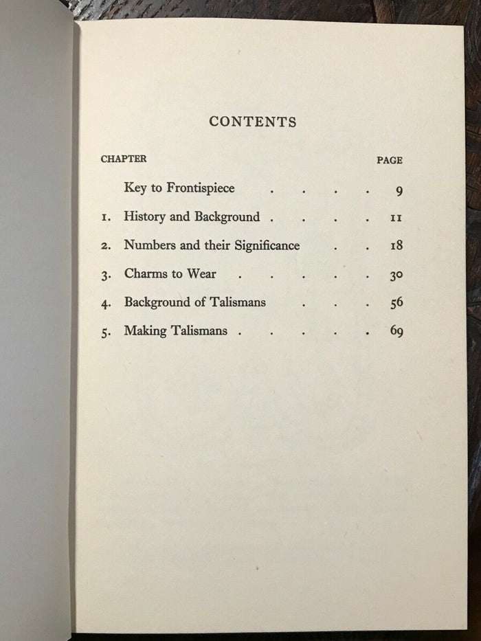 SEPHARIAL - BOOK OF CHARMS AND TALISMANS, 1950 - KABALA MAGIC AMULET OCCULT