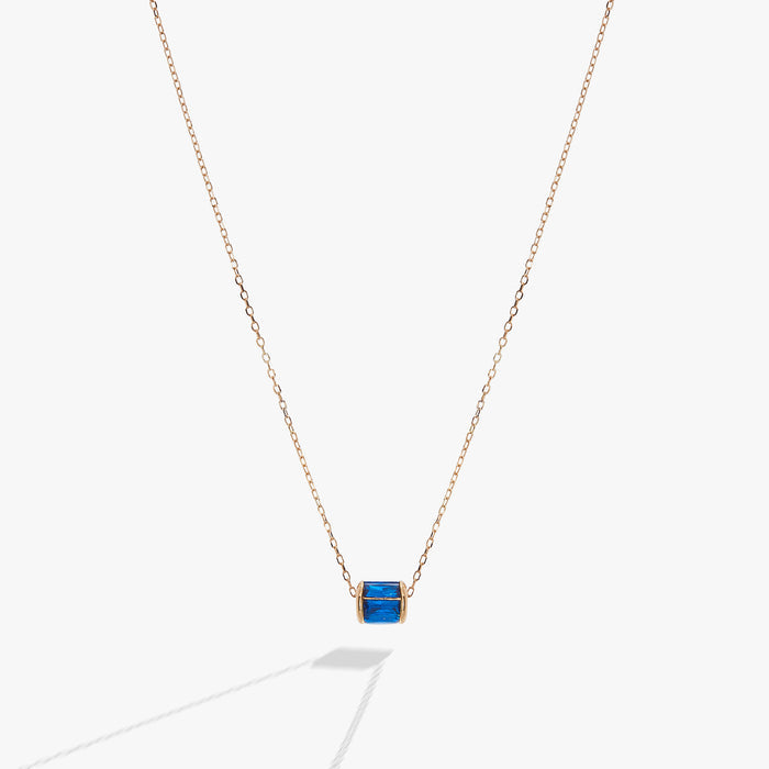 September Birthstone Precious Pendant Necklace