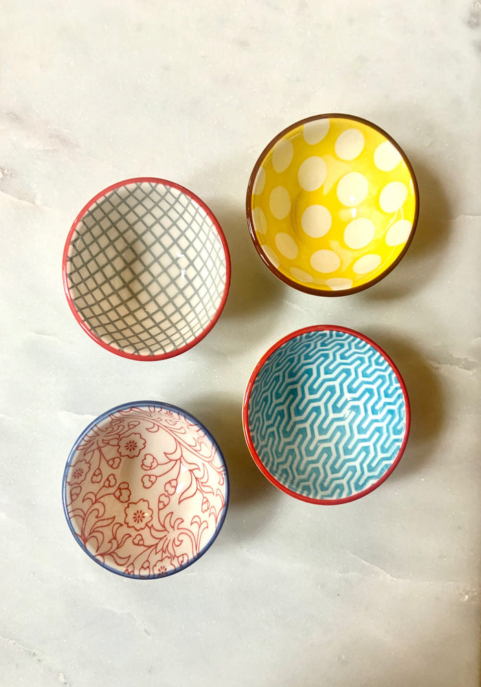 Set of 4 Inside Out Pinch Bowls