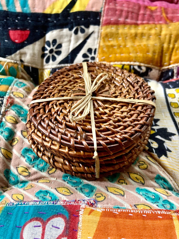 Set of Woven Coasters