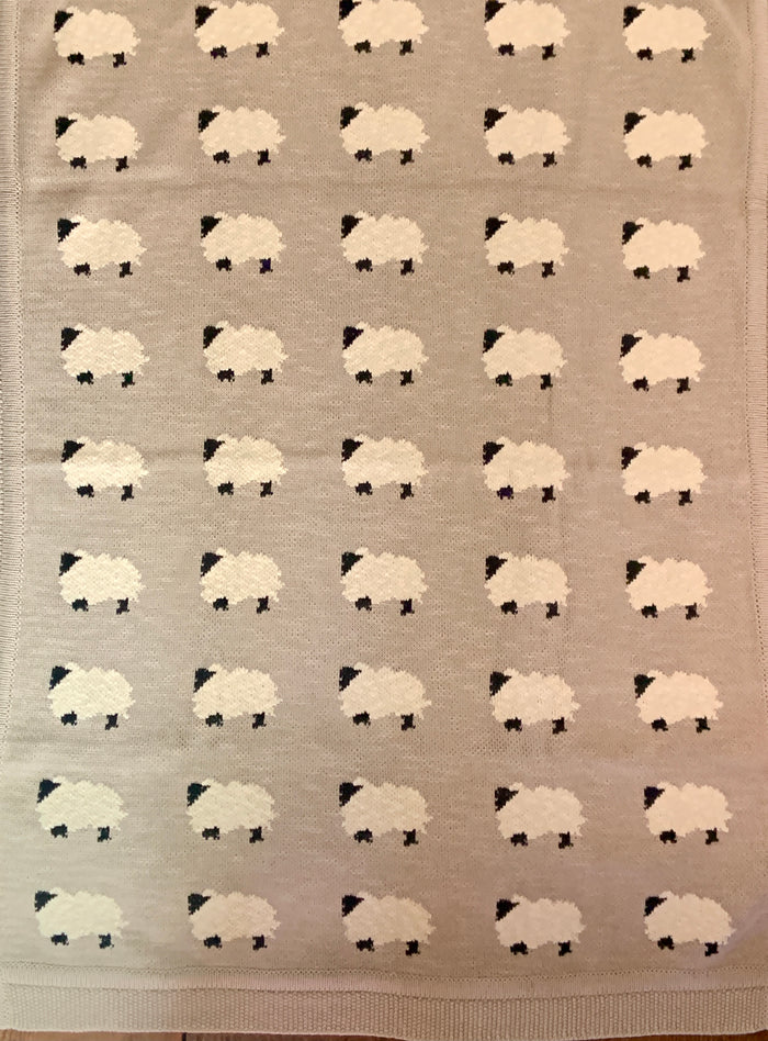 Sheep Baby Blanket